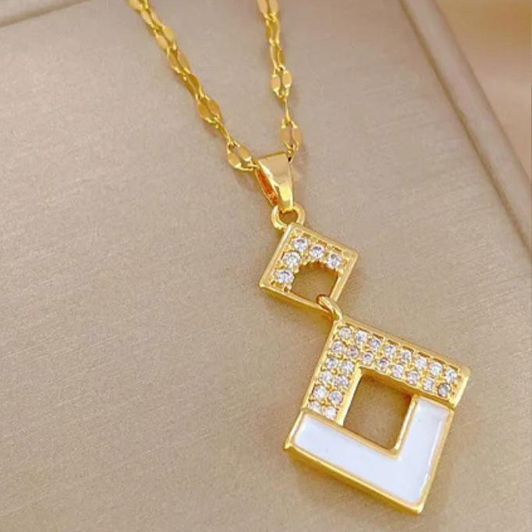 Triangular Elegance Necklace